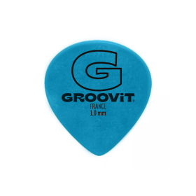 BULK DE 100 MÉDIATORS DELRIN SOFT TOUCH - JAZZ III 1.0MM - GROOVIT® - H4 MUSIC