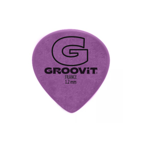 BULK DE 100 MÉDIATORS DELRIN SOFT TOUCH - JAZZ III 1.2MM - GROOVIT® - H4 MUSIC