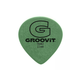 BULK DE 100 MÉDIATORS DELRIN SOFT TOUCH - JAZZ III 1.5MM - GROOVIT® - H4 MUSIC