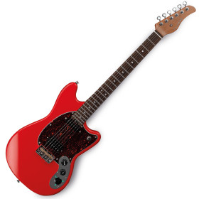 GUITARE ELECTRIQUE NOUVELLE GÉNÉRATION AVEC MULTI-EFFETS DSP INTÉGRÉS - E1000 - FIESTA RED - FLAMMA®