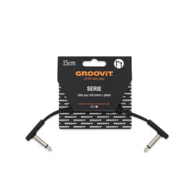 CABLES PATCH PLATS 6.35 - C/C - 15CM - PVC - GROCABLE0006 - GROOVIT®**