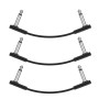 CABLES PATCH PLATS 6.35 - C/C - 20CM - PVC - GROCABLE0007 - GROOVIT® - H4 MUSIC**