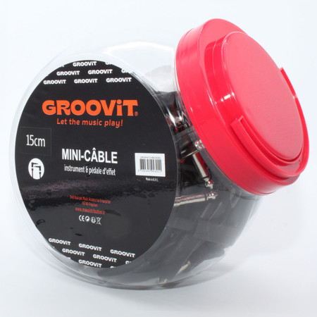 BOCAL X30 CABLES PATCH PLAT 15 CM - GROOVIT® - H4 MUSIC**