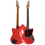 GUITARE ELECTRIQUE NOUVELLE GÉNÉRATION AVEC MULTI-EFFETS DSP INTÉGRÉS - E1000 - FIESTA RED - FLAMMA®