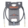 CABLE JACK 6.35 D/D - 1.0M - PVC - GROCABLE0054 - GROOVIT® - H4 MUSIC**
