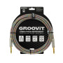 CABLE JACK 6.35 D/D - 3M - NYLON TRESSÉ DISCO - GROCABLE021 - GROOVIT®