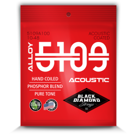 CORDES - ACOUSTIC ALLOY5109 HEAVY ROCK 10/48 - BLACK DIAMOND®