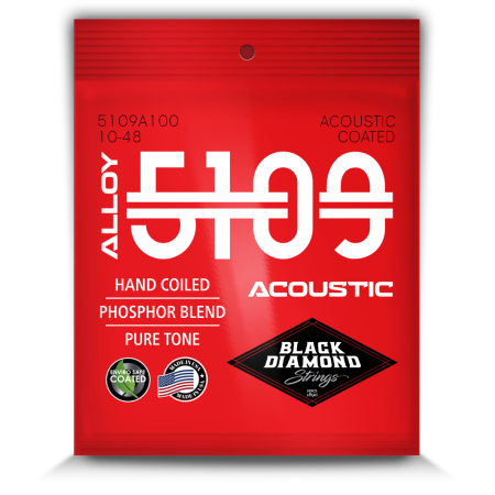 CORDES - ACOUSTIC ALLOY5109 HEAVY ROCK 10/48 - BLACK DIAMOND®