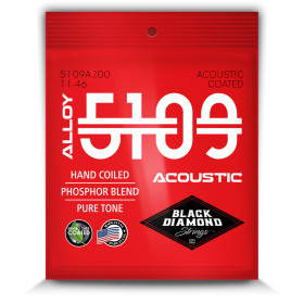 CORDES - ACOUSTIC ALLOY5109 HEAVY ROCK 11/46 - BLACK DIAMOND®