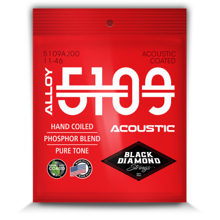 CORDES - ACOUSTIC ALLOY5109 HEAVY ROCK 11/46 - BLACK DIAMOND®