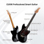 GUITARE ELECTRIQUE NOUVELLE GÉNÉRATION AVEC MULTI-EFFETS DSP INTÉGRÉS - E1000 - PEARL BLACK - FLAMMA®