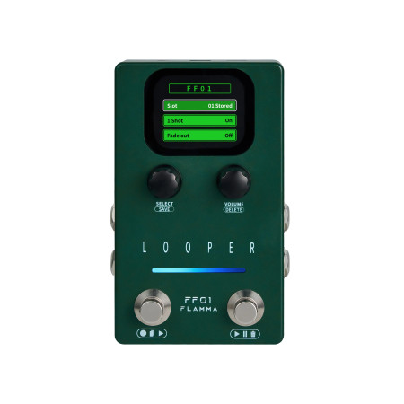PÉDALE D'EFFETS - LOOPER STÉRÉO - FF01 - FLAMMA®