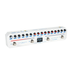 PÉDALE MULTI-EFFETS COMBINÉE POUR GUITARE BASSE FLAMMA - FB200 - WHITE - FLAMMA®