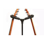 STAND DOUBLE PLIABLE AUTO-BLOQUANT & BARRE D'APPUI POUR GUITARE - SWU4C - SWIFF®