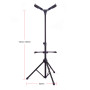 STAND DOUBLE PLIABLE AUTO-BLOQUANT & BARRE D'APPUI POUR GUITARE - SWU4C - SWIFF®