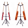 STAND DOUBLE PLIABLE AUTO-BLOQUANT & BARRE D'APPUI POUR GUITARE - SWU4C - SWIFF®